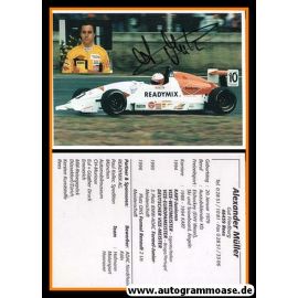 Autogramm Tourenwagen | Alexander MÜLLER | 1996 (Collage)