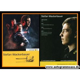Autogramm Tourenwagen | Stefan WACKERBAUER | 2013 (Portrait Color) Post