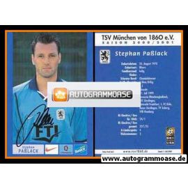 Autogramm Fussball | TSV 1860 München | 2000 | Stephan PASSLACK