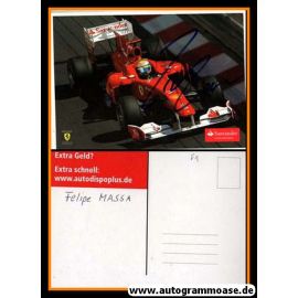 Autogramm Formel 1 | Felipe MASSA | 2010er (Rennszene Color) Ferrari