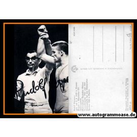 Autogramm Ringen | Rudolf VESPER | 1968 Druck (Portrait SW) Olympia
