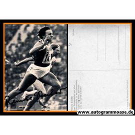 Autogramm Sprint | Renate STECHER | 1972 Druck (Portrait SW) Olympia