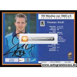 Autogramm Fussball | TSV 1860 München | 2000 | Thomas RIEDL