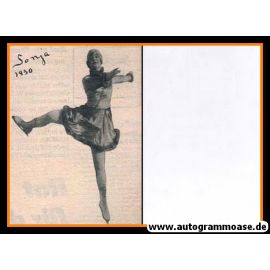 Autogramm Ballett | SONJA | 1930er Druck (Portrait SW)