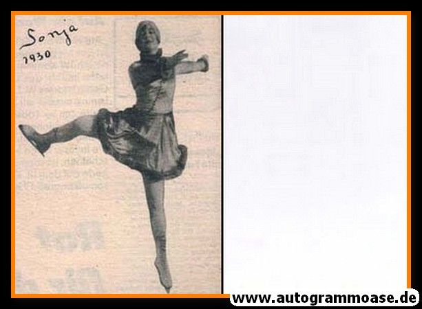 Autogramm Ballett | SONJA | 1930er Druck (Portrait SW)