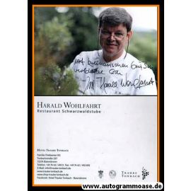 Autogramm Koch | Harald WOHLFAHRT | 2010er (Schwarzwaldstube)