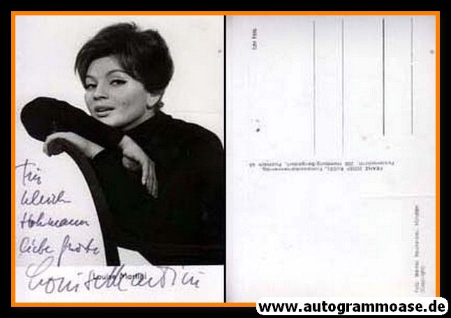 Autogramm Schauspieler | Louise MARTINI | 1960er (Portrait SW Rüdel)
