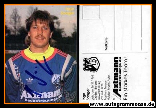 Autogramm Fussball | VfB Leipzig | 1993 | Ingo SAAGER