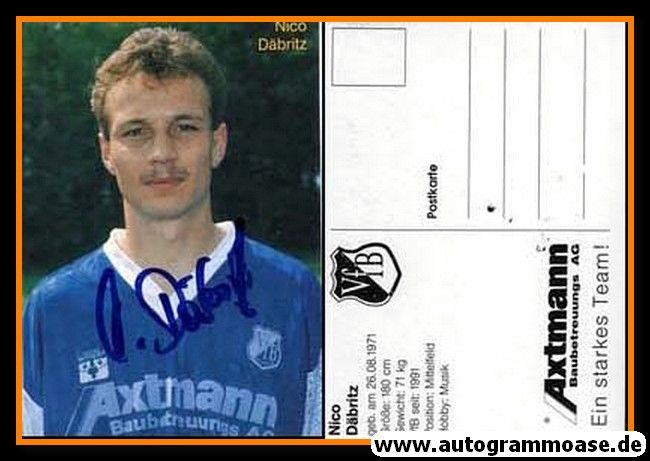 Autogramm Fussball | VfB Leipzig | 1993 | Nico DÄBRITZ