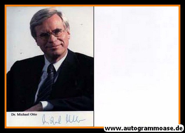 Autogramm Wirtschaft | Michael OTTO | 2000er Foto (Portrait Color) 1
