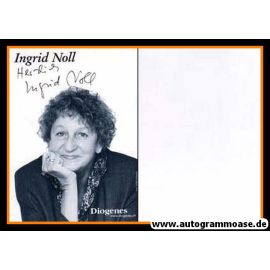 Autogramm Literatur | Ingrid NOLL | 2000er (Portrait SW) Diogenes
