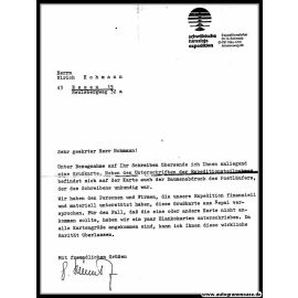 Autogramm Bergsteigen | Gerhard SCHMATZ | 1970er (Brief)