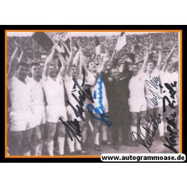Mannschaftsfoto Fussball | 1. FC Köln | 1962 + 5 AG (Müller, Schäfer, Sturm, Thielen, Wilden)