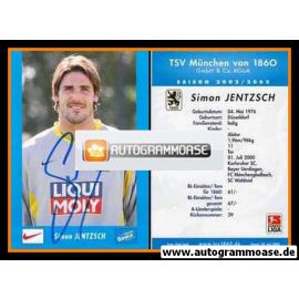 Autogramm Fussball | TSV 1860 München | 2002 | Simon JENTZSCH