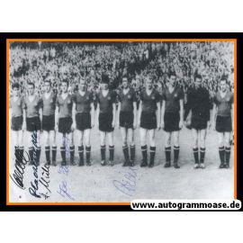 Mannschaftsfoto Fussball | 1. FC Nürnberg | 1961 + 5 AG (Spiel Köln)