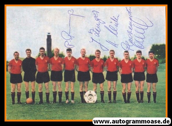 Mannschaftsfoto Fussball | 1. FC Nürnberg | 1960er + 5 AG