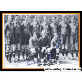 Mannschaftsfoto Fussball | 1. FC Nürnberg | 1951 + 5 AG (Vizemeister Süd) 1
