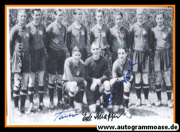 Mannschaftsfoto Fussball | 1. FC Nürnberg | 1951 + 5 AG (Vizemeister Süd) 1