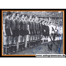 Mannschaftsfoto Fussball | 1. FC Köln / 1. FC Nürnberg | 1961 + 11 AG (Finale)