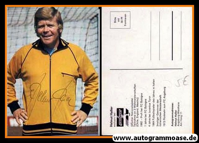 Autogramm Fussball | FC Augsburg | 1970er | Helmut HALLER (Grasshoppers)