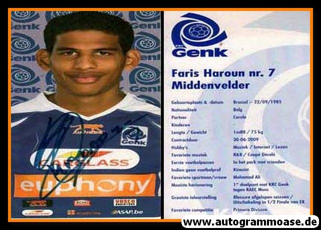 Autogramm Fussball | KRC Gent | 2000er | Faris HANOUN