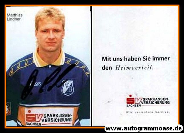 Autogramm Fussball | VfB Leipzig | 1996 | Matthias LINDNER