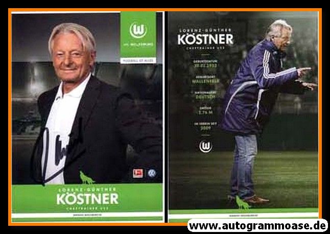 Autogramm Fussball | VfL Wolfsburg | 2012 | Lorenz-Günther KÖSTNER