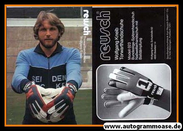 AK Fussball | 1980er Reusch | Wolfgang KNEIB (DSC Arminia Bielefeld)