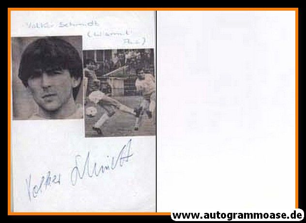 Autogramm Fussball | FC Erzgebirge Aue | 1980er | Volker SCHMIDT (Autograph SW)