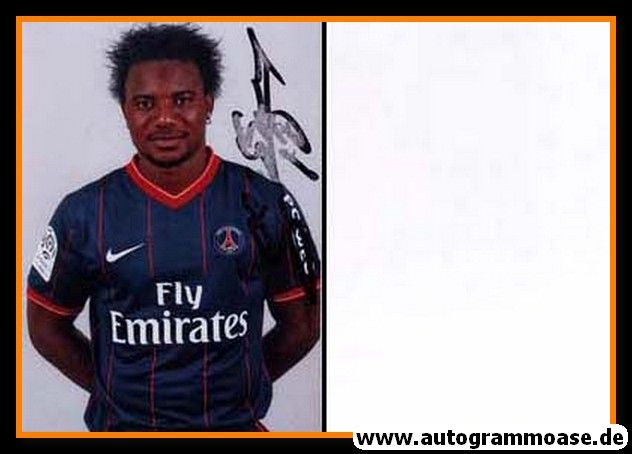 Autogramm Fussball | Paris Saint-Germain | 2009 Foto | Stephane SESSEGNON (Portrait Color)