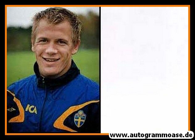 Autogramm Fussball | Schweden | 2009 Foto | Johan DAHLIN (Portrait Color)
