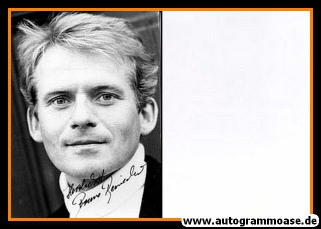 Autogramm Schauspieler | Bruno REINECKER | 1990er Foto (Portrait SW)