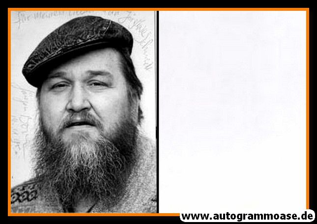Autogramm Schauspieler | Jürgen BORN | 1990er Foto (Portrait SW)
