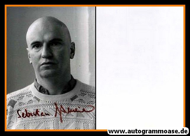 Autogramm Schauspieler | Sebastian BISSMEIER | 1990er Foto (Portrait SW)