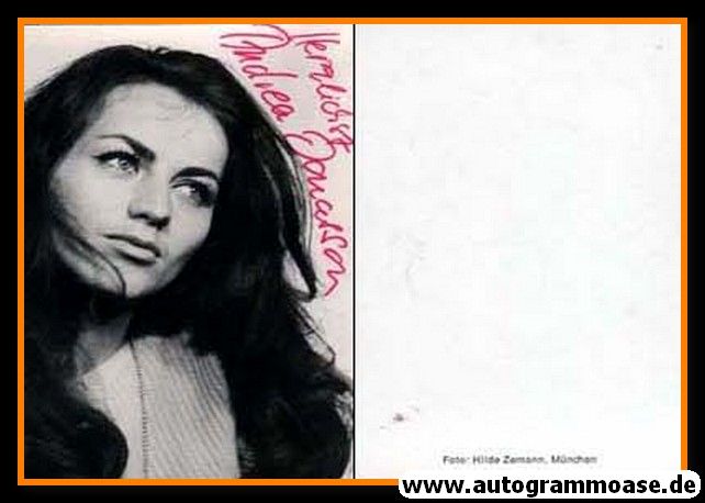 Autogramm Schauspieler | Andrea JONASSON | 1970er (Portrait SW) Zemann
