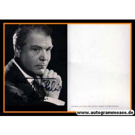 Autogramm Schauspieler | Gustav FRÖHLICH | 1970er (Portrait SW) Dittmar
