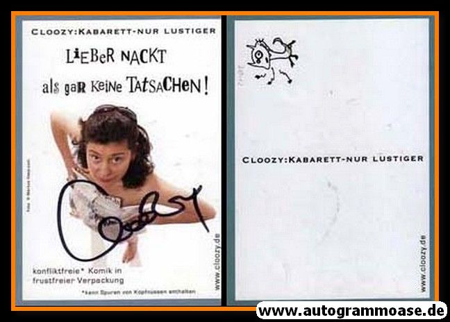 Autogramm Comedy | Cloozy HABER | 2010er "Lieber Nackt"