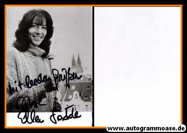 Autogramm Schauspieler | Ellen GÖDDE | 1970er (Portrait SW) 
