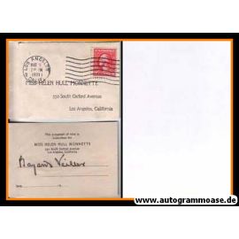 Autograph Film (USA) | Bayard VEILLER | 1921 (Visitenkarte)