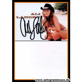 Autogramm Film / Model (USA) | Ali LANDRY | 2000er (Portrait Color) SEXY