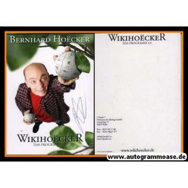 Autogramm Comedy | Bernhard HOECKER | 2012 "Wikihoecker" (Portrait Color)