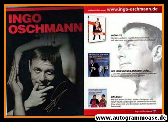 Autogramm Comedy | Ingo OSCHMANN | 2007 "Ingo Live" 1