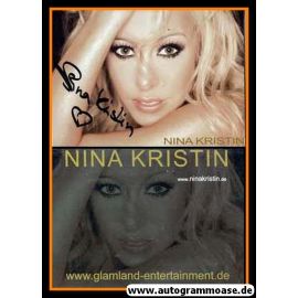 Autogramm Schauspieler | Nina KRISTIN | 2010er (Portrait Color) Glamland