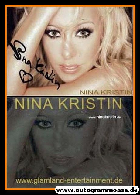 Autogramm Schauspieler | Nina KRISTIN | 2010er (Portrait Color) Glamland
