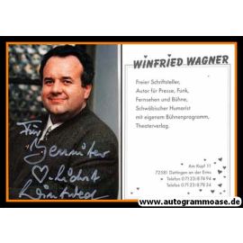 Autogramm Comedy | Winfried WAGNER | 1990er (Portrait Color)