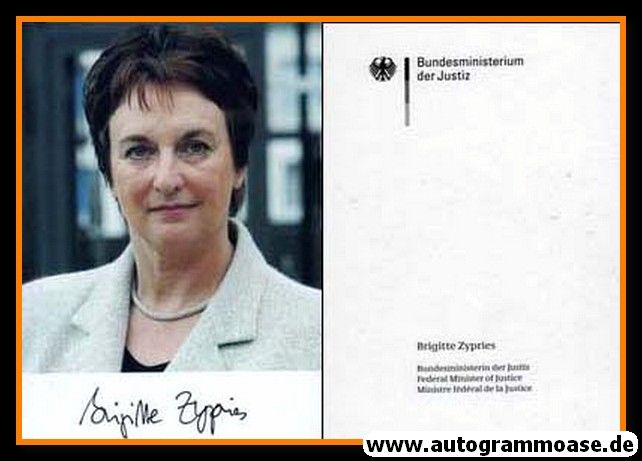 Autogramm Politik | SPD | Brigitte ZYPRIES | 2000er (Portrait Color) 2