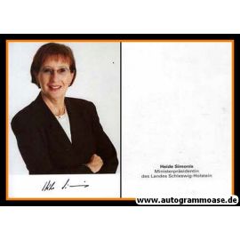 Autogramm Politik | SPD | Heide SIMONIS | 2000er (Portrait Color) 1