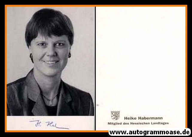 Autogramm Politik | SPD | Heike HABERMANN | 2000er (Portrait SW)