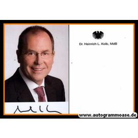 Autogramm Politik | FDP | Heinrich L. KOLB | 2000er (Portrait Color)