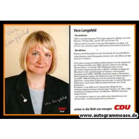 Autogramm Politik | CDU | Vera LENGSFELD | 1990er (Portrait Color)